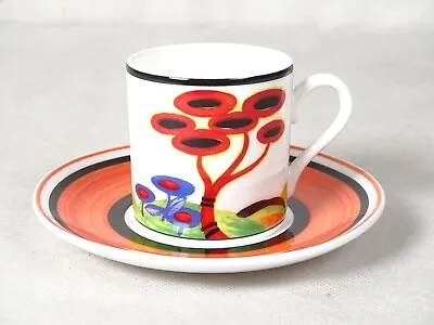 Buy Clarice Cliff Wedgewood  Red Tree  Cup And Saucer. Limited Edition • 29.95£