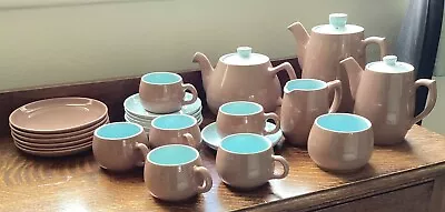 Buy 23 Pcs X Vintage Langley Lucerne Stoneware Tea/ Coffee Set, Cups, Plates Etc • 50£
