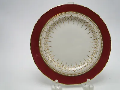 Buy Royal Worcester Regency Ruby 6in Bread Plate(s) Hand Painted Bone China • 18.96£