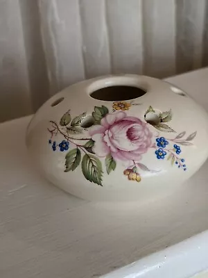Buy Axe Vale Pottery Pot Pourui Bowl, Floral Rose • 3£