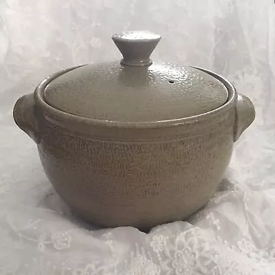Buy Vintage Michael Mosse Welsh Salt Glazed Studio Pottery Large Lidded Jar / Pot . • 65.99£