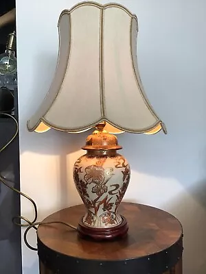 Buy Vintage Satsuma Oriental Cloisinne Lamp • 26£