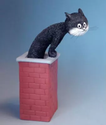 Buy Dubout Cats Roof Top Fun Cat Figurine Collectables Gift Boxed Ornament Sculpture • 29.99£