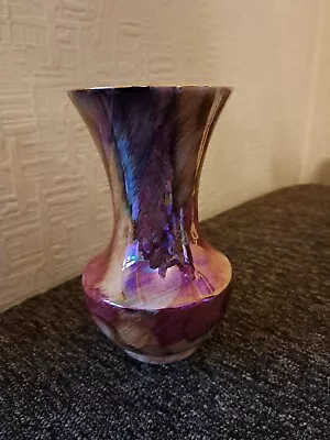 Buy Oldcourt Ware Vase Lustre Pink Purple Gold  • 9.99£