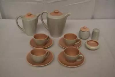Buy Poole Pottery Tableware. 13 Pieces. Marbled Grey & Pink. • 4.99£
