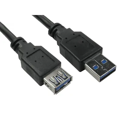 Buy USB 3.0 Extension Cable Male To Female A To A Extender Lead 1m 2m 3m 5m • 5.99£