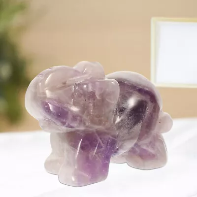 Buy  Crystal Elephant Ornament Desktop Figurines Home Decorations Mini Sculpture • 9.99£