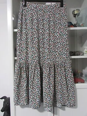 Buy MARKS & SPENCER Collection Ditsy Print Ankle Length Skirt  ~ Size 12 • 9.99£