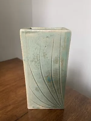 Buy VINTAGE 1960s BAYLE Folkestone Green Glazed Studio Pottery Vase MCM • 20£