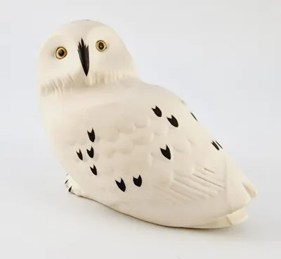 Buy ISLE Of ARRAN Pottery SCOTLAND Porcelain SNOWY OWL Model Figurine  • 14.99£