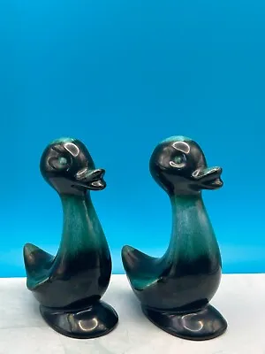 Buy Vintage Pair Blue Mountain Pottery Duck Duckling BMP • 18£