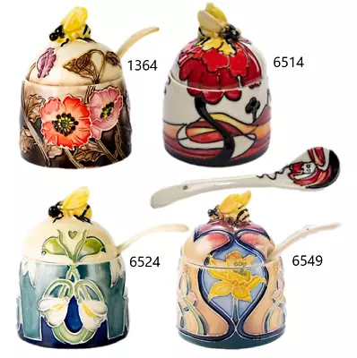 Buy Honey Pot Old Tupton Bee Jam Jar Preserves Matching Spoon Choice Of 4 Designs  • 24.90£