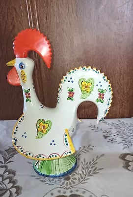 Buy Vintage Ceramic Chicken / Rooster Stamped Foreign 11in High • 10£
