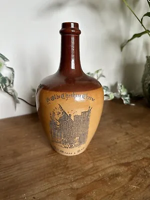 Buy Antique Doulton Lambeth De Olde Cheshire Cheese Whiskey Bottle • 35£