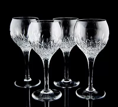 Buy Stuart Manhattan Claret Wine Glasses Set Of 4 Elegant Vintage Crystal Stemware • 379.40£