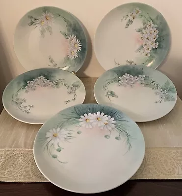 Buy 5 Antique 7.5” Hutschenreuther Selb Bavarian Porcelain Hand Painted Plates 1922 • 40.50£