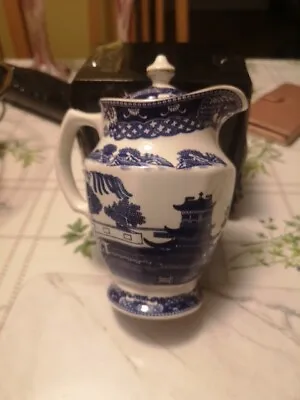 Buy Ringstons Blue Willow China Jug/Pitcher W/Lid • 12£