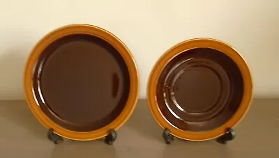 Buy 1970`s Hornsea Pottery Bronte Design Saucer & Side Plate • 9.95£