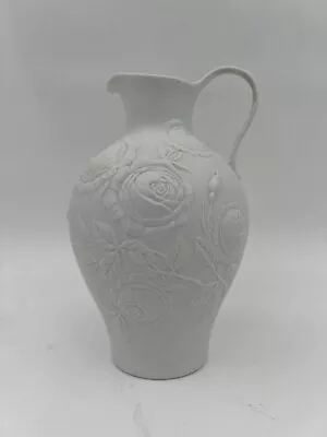 Buy Kaiser W Germany White Porcelain 8.25” Pitcher Vase • 25.61£