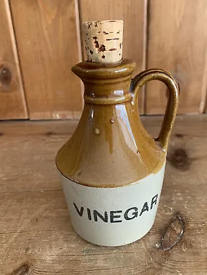 Buy Vintage Moira Pottery Stoneware Vinegar Jug Bottle Cork Stopper 70s • 12.99£