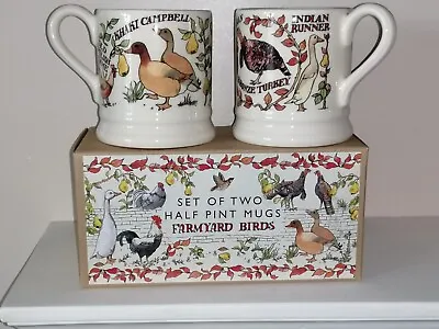 Buy Emma Bridgewater Set Of Two Farmyard Birds Half Pint Mugs  • 59.99£