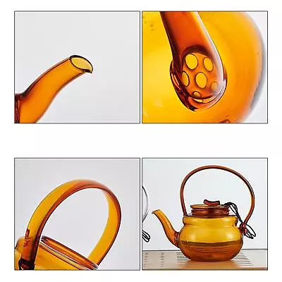 Buy Borosilicate Glass Chinese Teapot Tea Kettle Kung Fu Teapot Heat Resistant Tea • 12.48£