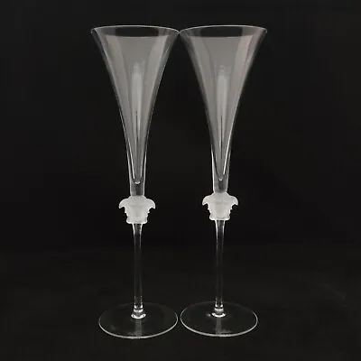 Buy Rosenthal Versace Lumiere Set Of 2 Champagne Glasses (D0946) • 208.96£
