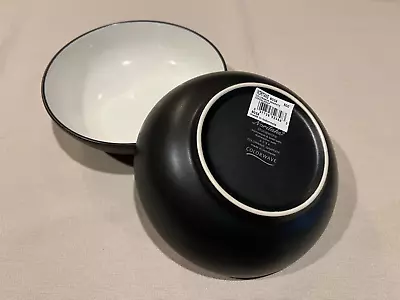 Buy NEW Noritake Colorwave Graphite Gray 8034 Coupe Cereal Bowls 7  Set Of 2 • 27.85£