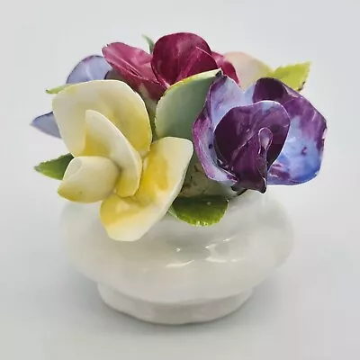 Buy Vintage Royal Albert China Ornament Flower Of The Month Sweet Pea • 19.95£