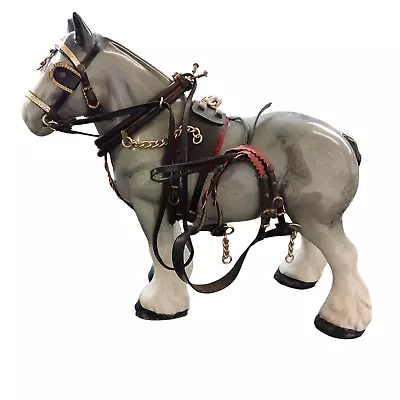 Buy Vintage Melba Ware Grey Shire Horse Figure Ornament • 4.99£