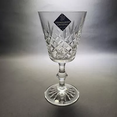 Buy Edinburgh Crystal “Lomond” Pattern Wine Glass 16.5cm 100ml • 18.90£