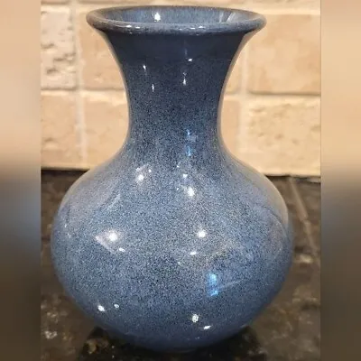 Buy Vintage Jugtown Ware Blue Vase North Carolina Pottery 1988 • 84.40£