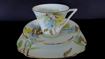 Buy Art Deco Vintage China Tea Set Trio Standard China. 8115.Hand Painted. • 15.95£