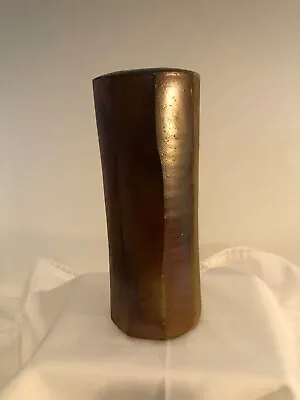 Buy Wood Fired Octagon Shape Studio Pottery Ceramic Vase • 37.40£
