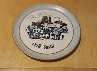 Buy Vintage/Rare Purbeck Pottery Bournemouth England , Corfe Castle, Dorset Plate • 20£