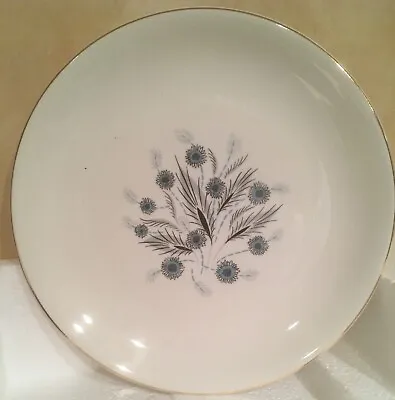 Buy Vintage Maddock Tea Plate Gold Edge White With Pale Blue Flowers • 2.99£