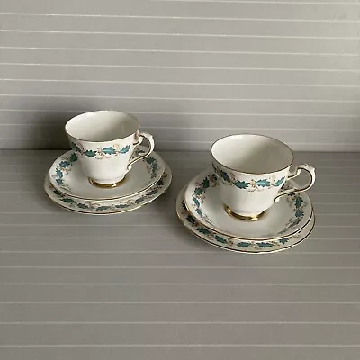 Buy Paragon Affection Fine Bone China Cup - Saucer - Side Plate X2 • 8.99£