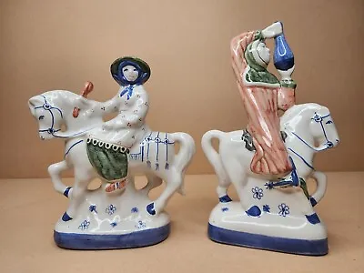 Buy Rye Pottery Canterbury Tales Wife Of Bath On Horse & Doctor Of Physics Figures • 75.83£