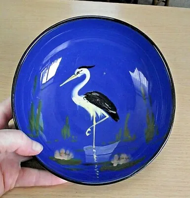 Buy Vintage Daison Art Pottery Torquay Ware Bowl - Heron Design • 25£