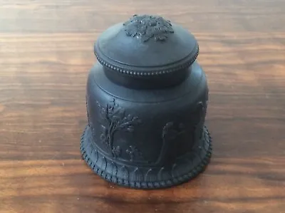 Buy Very Rare Wedgwood Black Basalt Ink Well With Applied Classical Designs In Vgc • 185£