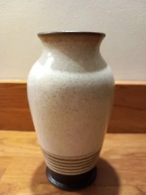 Buy Denby Vase Small Two Tone Brown Vgc • 9.99£