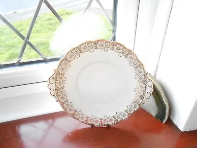 Buy Roslyn China Gold Daisy's Sandwich Plate 9.5 Inches Round VGC • 7.50£