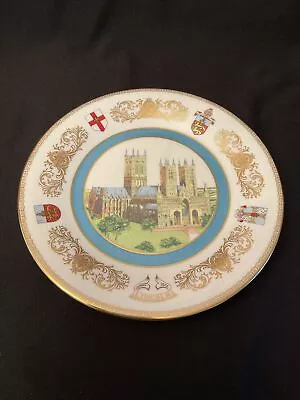 Buy Aynsley Fine China Collector Plate Lincoln Cathedral 900th Anniversary ~ 27cm • 7£
