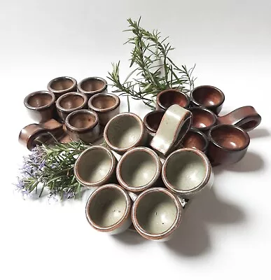 Buy Vintage Artisan PotteryFrench Escargot Pots Snail Cooking, Handmade Stoneware,  • 48£