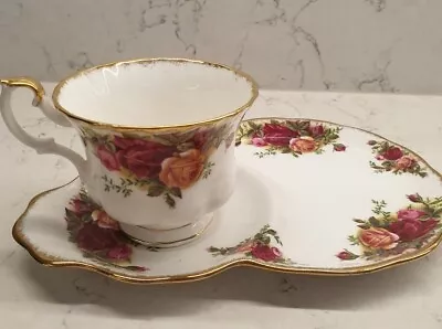 Buy Royal Albert Old Country Roses  Tennis Set  Cup And Saucer/plate • 10£
