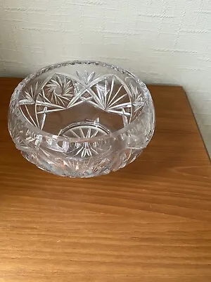 Buy Vintage Cut Crystal Glass Bowl Trifle, Fruit • 14.99£
