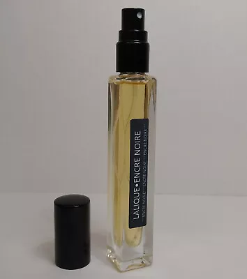 Buy Lalique Encre Noire EDT Men's Fragrance. Spray 10ml. Solid Glass Travel Bottle. • 12£