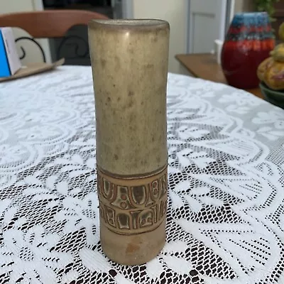 Buy VINTAGE LOUIS HUDSON  CYLINDRICAL VASE FROM 1970s CORNWALL  • 14.99£