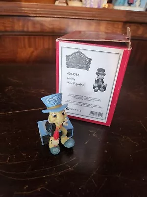 Buy Boxed Disney Traditions Jiminy Cricket Mini Figure Pinocchio Ornament Figurine • 0.99£