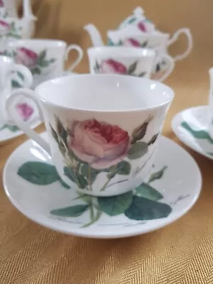 Buy Roy Kirkham Redoute Roses Teacup & Saucer - 2006 - Excellent Unused Condition  • 14.99£